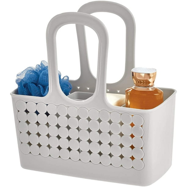 Small Divided College Dorm Caddy for Shampoo,White Details about / Plastic Bathroom Shower Tote